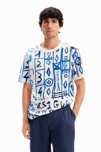 Camiseta motivos arty - WHITE - XL - Desigual - Modalova