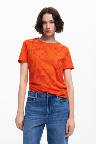 T-shirt - ORANGE - XXL - Desigual - Modalova