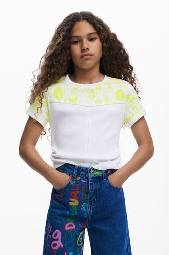 Camiseta manga corta lettering - 13/14 - Desigual - Modalova