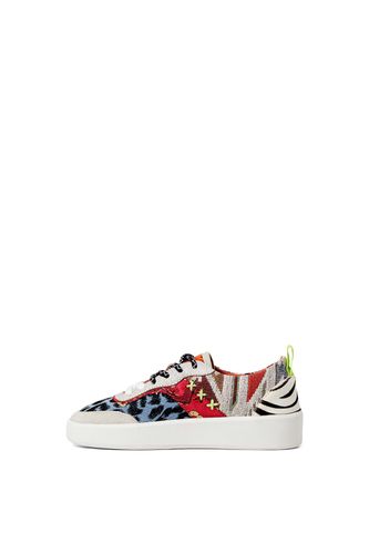 Patchwork platform sneakers - - 37 - Desigual - Modalova