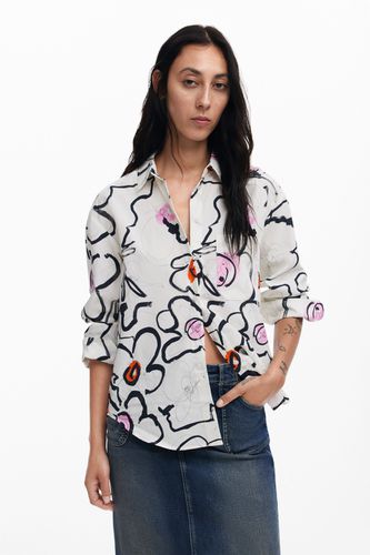 Camisa ligera flores - Desigual - Modalova