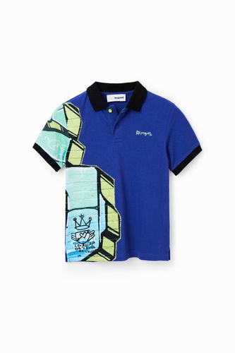 Graffiti short-sleeve polo shirt - 7/8 - Desigual - Modalova