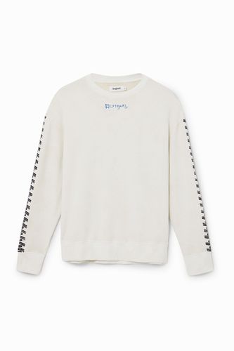 Plush sweatshirt zippers - - XXL - Desigual - Modalova