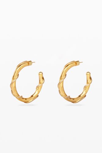 Zalio gold-plated crystal earrings - U - Desigual - Modalova