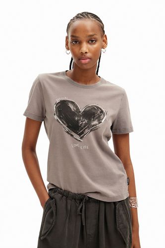 Camiseta básica corazón - - L - Desigual - Modalova