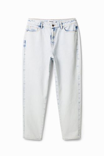 Relaxed jeans with print - - S - Desigual - Modalova