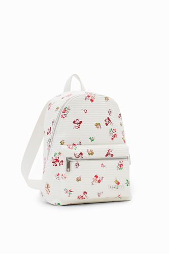 S textured floral backpack - - U - Desigual - Modalova