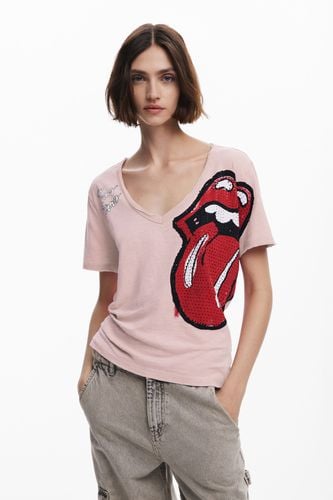 Camiseta strass The Rolling Stones - L - Desigual - Modalova