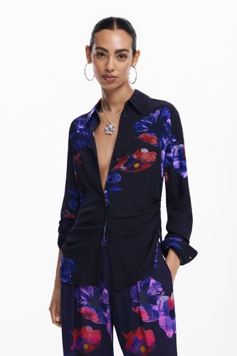 Camisa fluida flores - BLACK - M - Desigual - Modalova