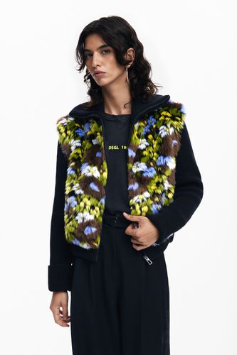 Chaqueta combinada flores - M - Desigual - Modalova