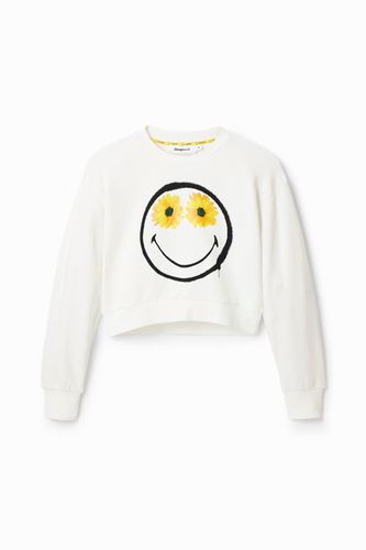 Sudadera corta Smiley® - Desigual - Modalova