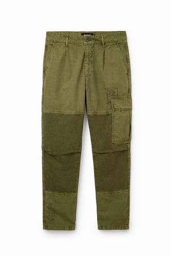 Patchwork cargo trousers - - 28 - Desigual - Modalova