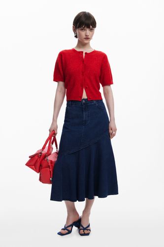 Falda midi vaquera volante - M - Desigual - Modalova