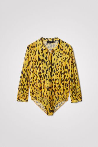 Body camisero leopardo - - XL - Desigual - Modalova