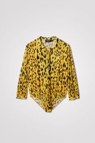 Leopard shirt bodysuit - - XL - Desigual - Modalova