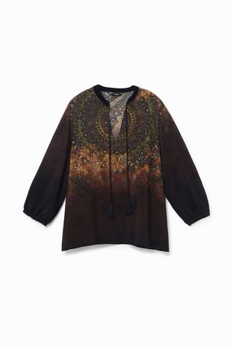 Sleeve printed blouse - S - Desigual - Modalova