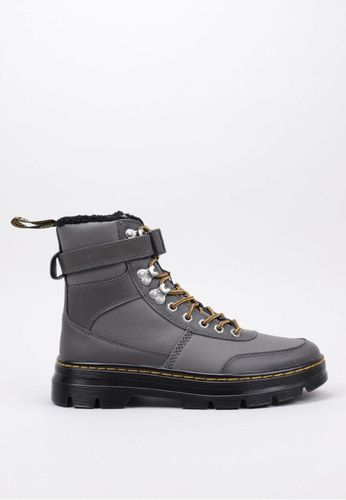 Combs Tech Leather Gunmetal Grove & Gunmetal Coated Canvas 41 - DR. MARTENS - Modalova