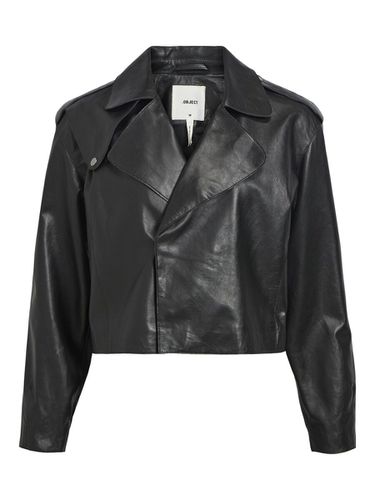Cropped Leather Jacket - Object Collectors Item - Modalova