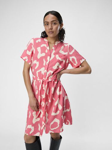 Printed Shirt Dress - Object Collectors Item - Modalova