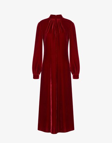Panne Velvet Dress - Boutique Moschino - Modalova