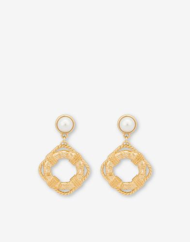Pendientes Colgantes Lifesaver - Moschino - Modalova