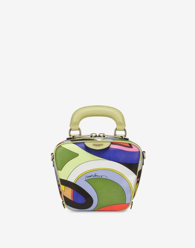 Bolso De Mano De Lona Print - Moschino - Modalova