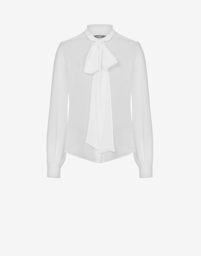 Camisa De «charmeuse» De Seda - Moschino - Modalova