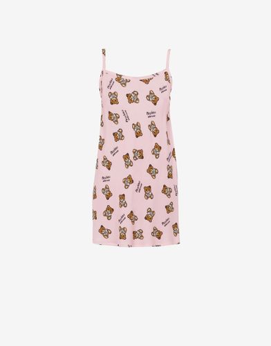 Combinación De Sarga Allover Teddy Bear - Moschino - Modalova
