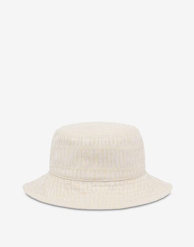 Sombrero Tipo Bucket Hat Allover Logo - Moschino - Modalova