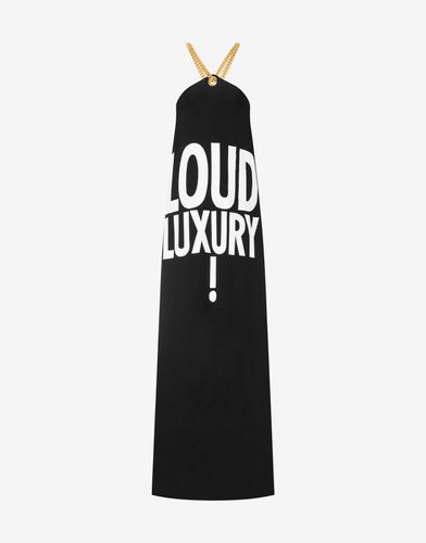 Kleid Aus Enver-satin Loud Luxury! - Moschino - Modalova