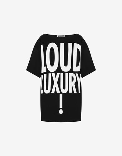 T-shirt Oversize Loud Luxury! - Moschino - Modalova