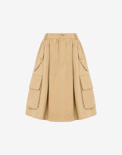 Cotton Cloth Skirt - Moschino - Modalova