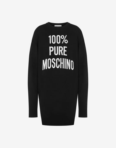 Kleid Aus Wolle 100% Pure Moschino - Moschino - Modalova
