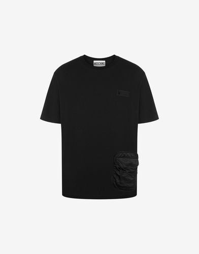 Multipocket Details Cotton T-shirt - Moschino - Modalova