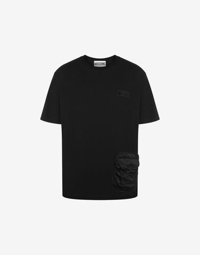 T-shirt Aus Baumwolle Multipocket Details - Moschino - Modalova