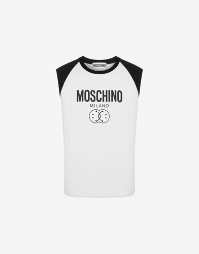 Camiseta Sin Mangas Double Smiley® - Moschino - Modalova