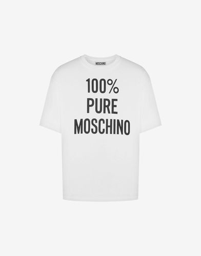 Pure Organic Jersey T-shirt - Moschino - Modalova