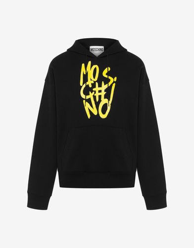 Sweatshirt Mit Kapuze Scribble Logo - Moschino - Modalova