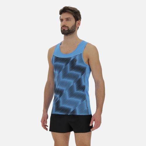 Men's light blue running singlet alfred - Macron - Modalova