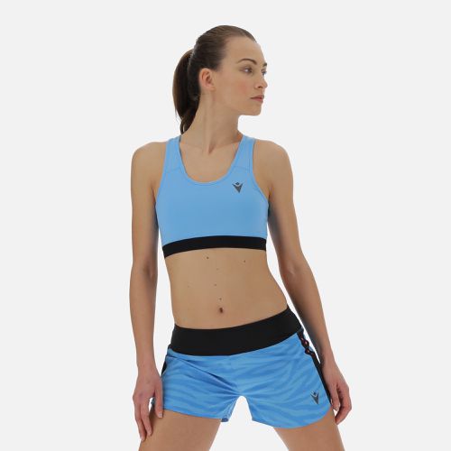 Beatrix light blue and black running bra - Macron - Modalova