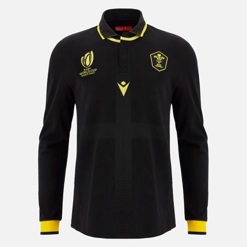 Rugby World Cup 2023 Welsh Rugby away long sleeve cotton shirt - Macron - Modalova