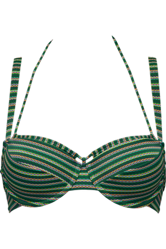 Holi Vintage Plunge Balconette Bikini-oberteil | Wired Padded - Marlies Dekkers - Modalova