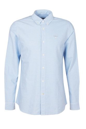 Gingham Oxtown Shirt Blue Size: SIZE XL - Barbour - Modalova