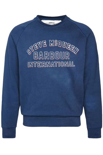Laguna Crew Sweatshirt Washed Cobalt Size: SIZE - Barbour Steve McQueen - Modalova