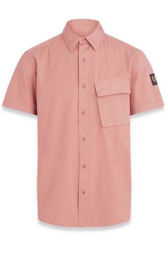 Short Sleeve Scale Shirt Rust Pink Size: SIZE M - Belstaff - Modalova