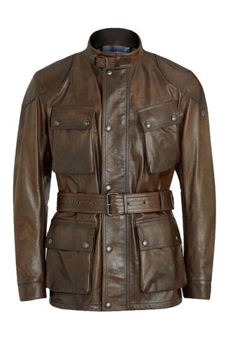 Trialmaster Panther Leather Jacket Size: UK 46 - Belstaff - Modalova