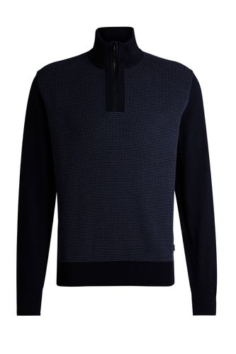 Boss H-dambino Half Zip Knitwear Size: SIZE 2XL - BOSS Black - Modalova