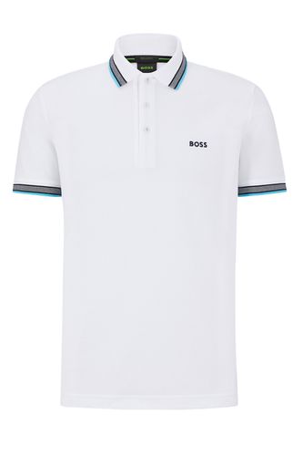 Boss Paddy Polo Shirt White Size: SIZE L - BOSS Green - Modalova