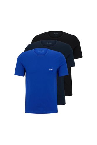 Boss T-shirt Rn 3 P Classic Black/Blue Size: SIZE S - BOSS Black - Modalova