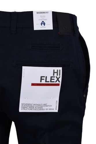 Hi Flex Fabio Casual Trouser Navy Size: 32W32L - Brax - Modalova